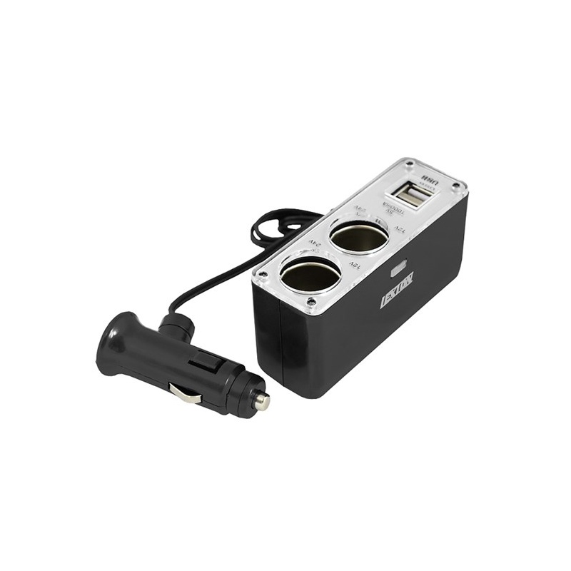 autoadaptér 2x12V, 2xUSB