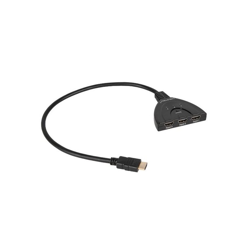 zlučovač  HDMI 3/1 s káblom