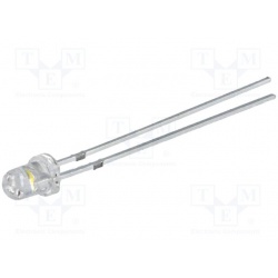 led 5mm biela teplá 10000-12000mcd 30st.