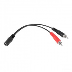 kábel JACK 3,5MM-2RCA 20cm