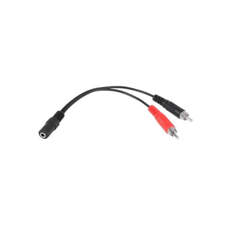 kábel JACK 3,5MM-2RCA 20cm