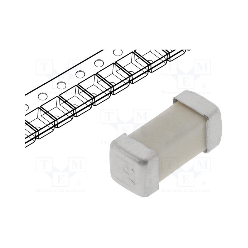 poistka SMD 0,5A 125VAC, 125VDC