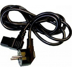 kábel k PC 3x0,75mm/ 2m uhlová