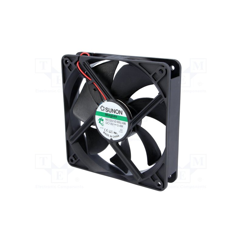 Ventilátor 40x40x20mm, 24VDC, klzné, 15,04m3/h, 25,5dBA