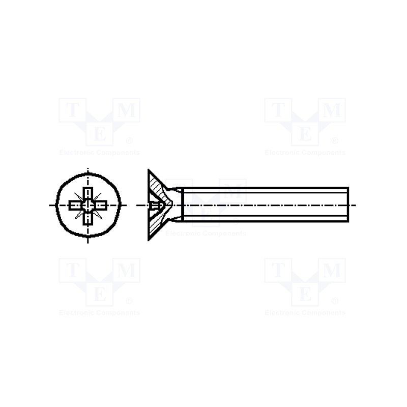 skrutka M2x8