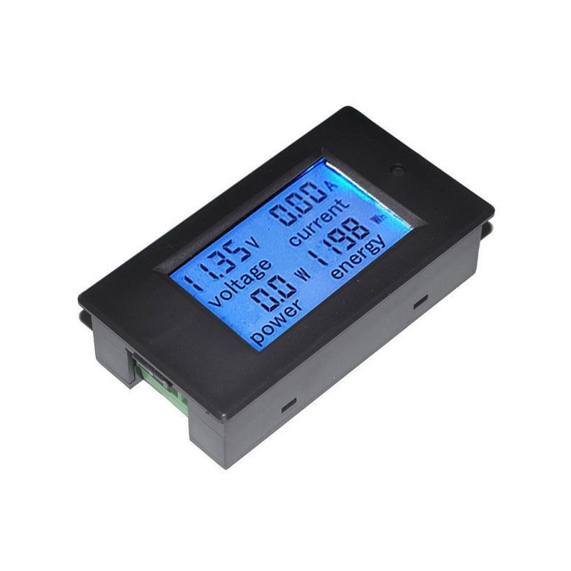 merací prístroj ampérmeter,voltmeter, wattmeter 100V/20ADC