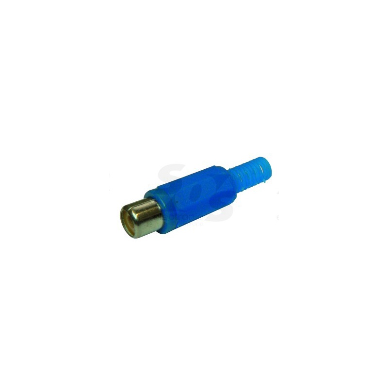konektor RCA (CINCH) F kábel plast modrý CKP-BU