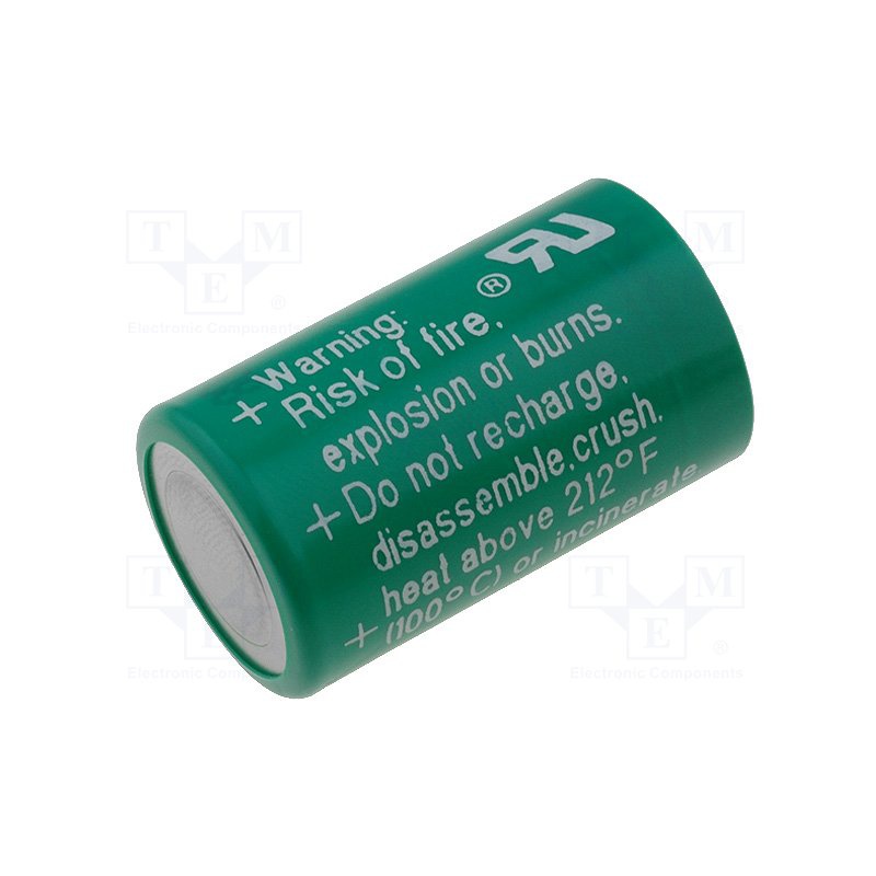 batéria lítiová BAT-CR1/2AA d=14,6x25mm, 950mAh