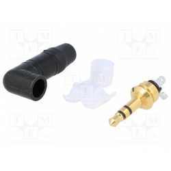 konektor jack 3,5mm stereo uhlový Neutrik NTP3RC-B