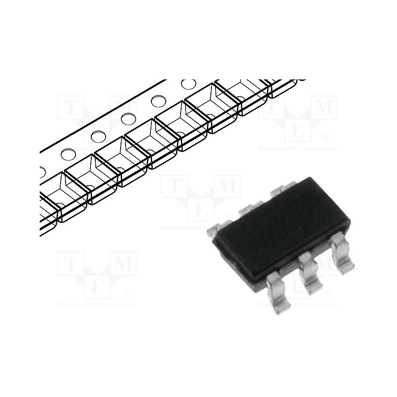 tranzistor BSL215CH6327XTSA1 N/P-MOSFET, 20/-20V, 1,5/-1,5A