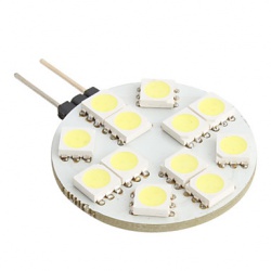 žiarovka LED SMD 12LED G4 CW vyradené