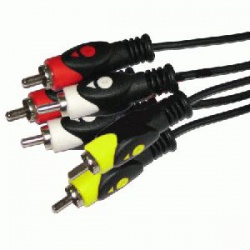 kábel 3RCA-3RCA 5m vyradené