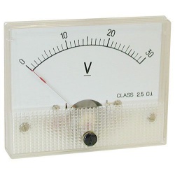 voltmeter 69C9 panelový MP 30V=80x65mm