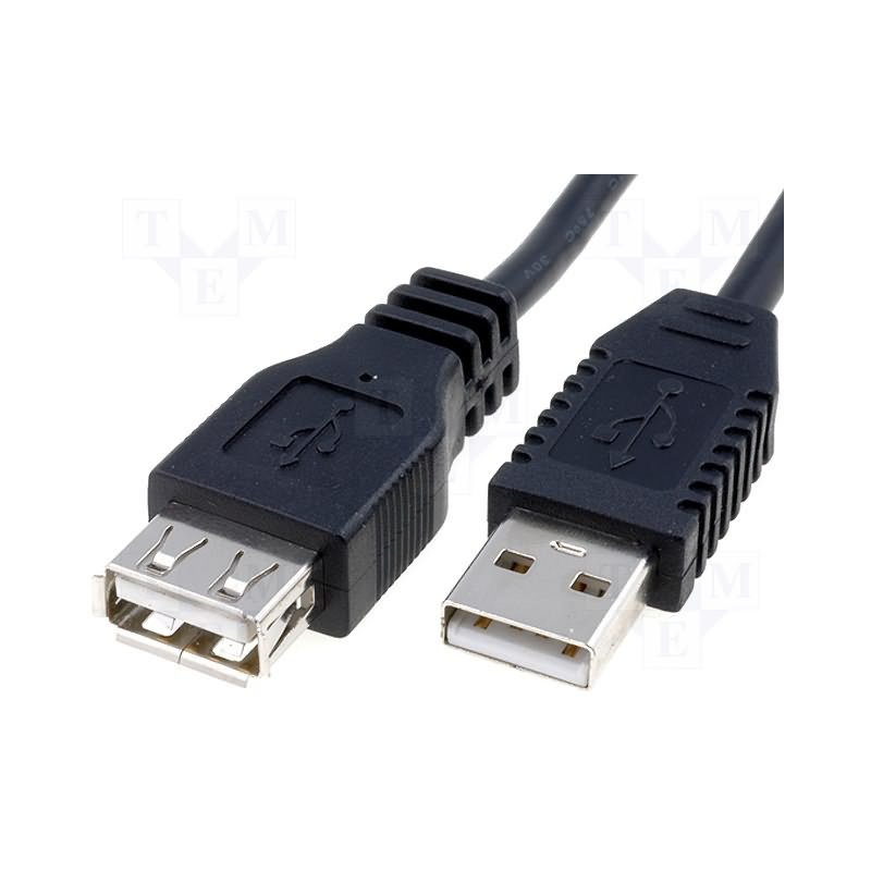 kábel USB 2.0 A-KON.- A- ZAS 1,8M