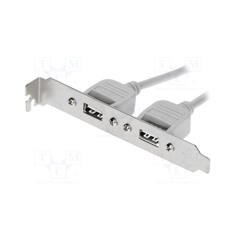 adaptér lišta 2xUSB2.0 socket