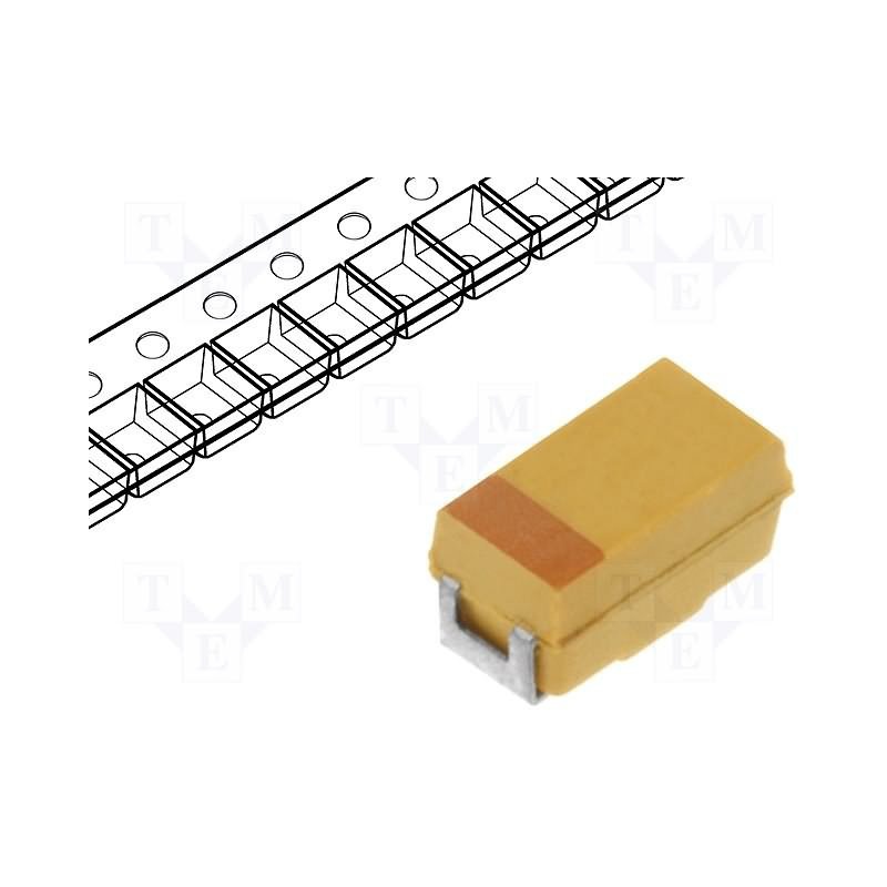 kondenzátor tantalový 2,2uF 25V SMD