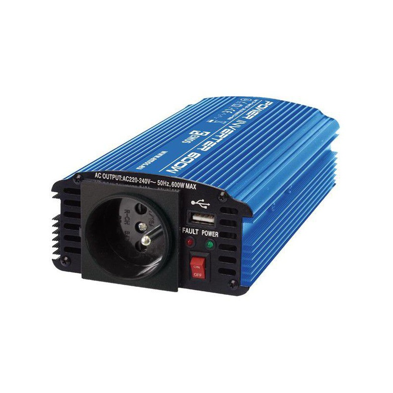 menič napätia 12V/230V 600W vyradené