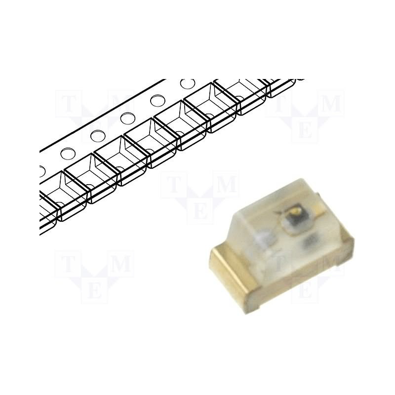 led smd KP-1608SRC-PRV 36-100mcd 0603