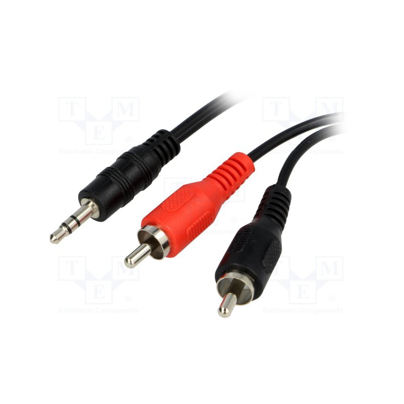 kábel JACK 3,5MM -RCA 2x 15m