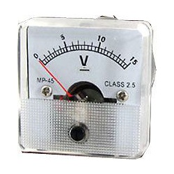 voltmeter panelový 15V =45x45mm dopredaj