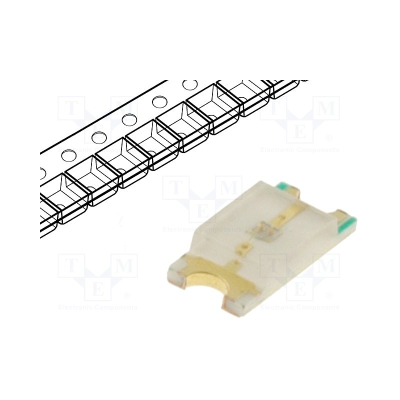 led SMD OF-SMD3216B modrá