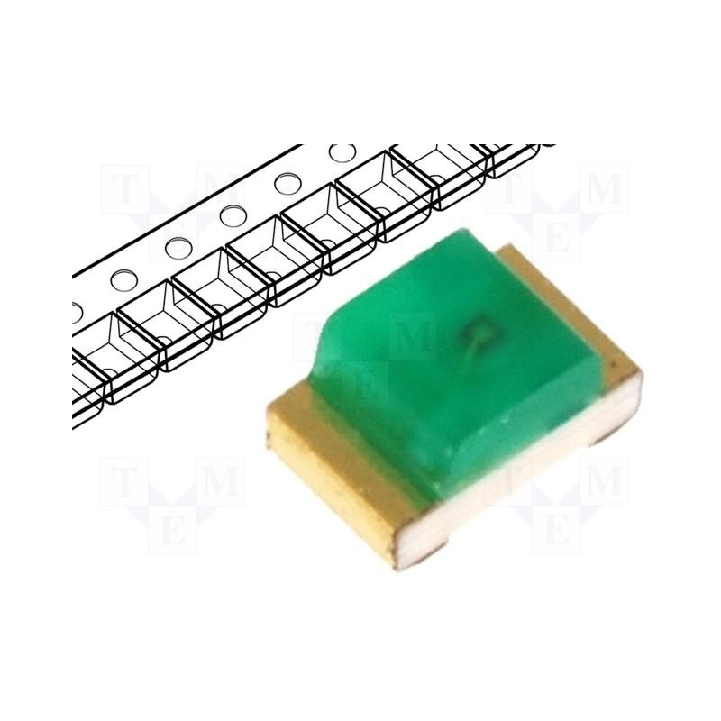 led SMD 0805 KP-2012SGD zelená