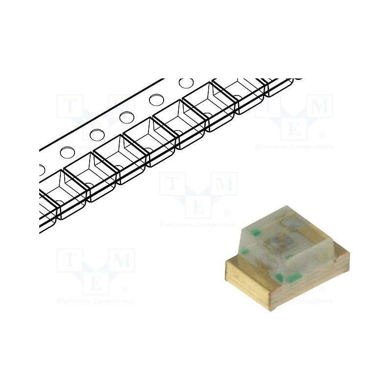 led SMD 0805 KP-2012ZGC zelená