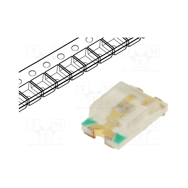 led SMD 0805 OF-SMD2012B modrá