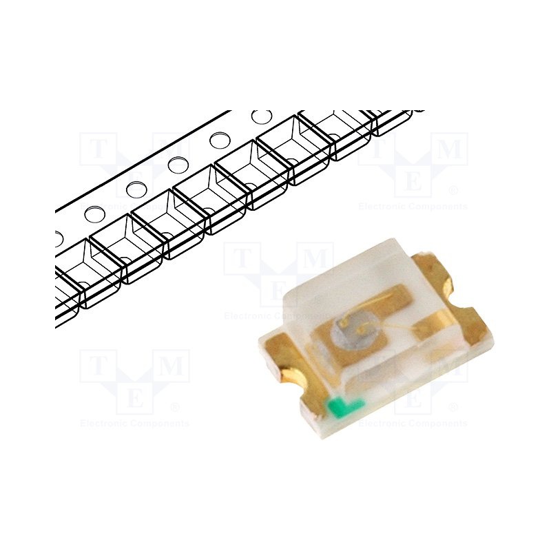 led SMD 0805 LL-S172BC-B4-1B modrá