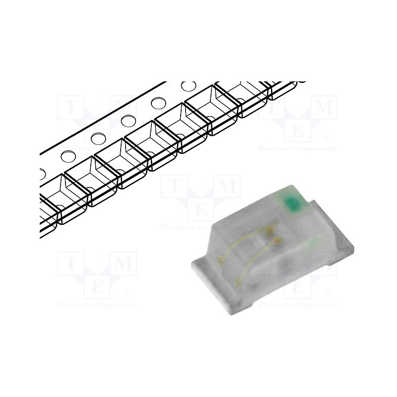 led SMD 0603 OF-SMD1608G zelená