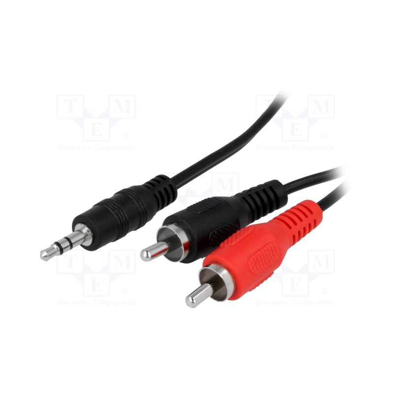 kábel JACK 3,5MM-2RCA 3m vyradené