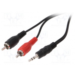 kábel JACK 3,5MM-2RCA 10m vyradené