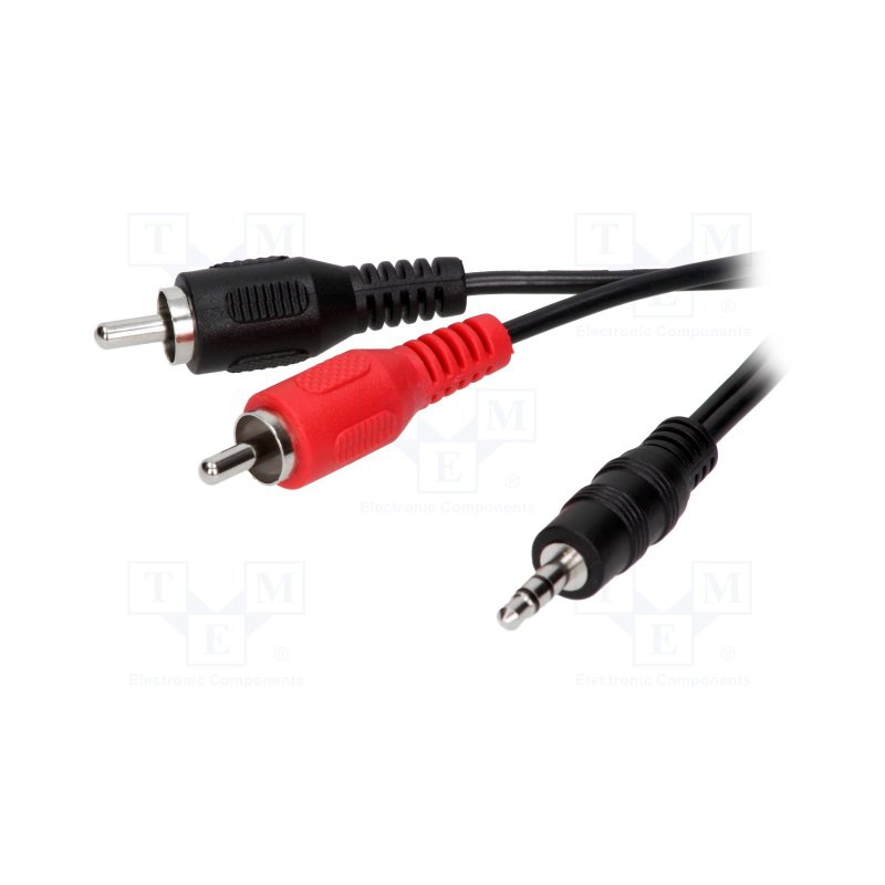 kábel JACK 3,5MM-2RCA 5m