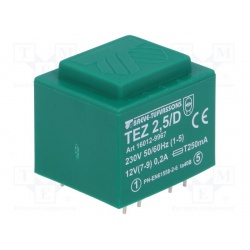 transformátor TEZ2.5/D/12V