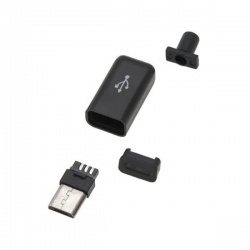 konektor micro USB s krytkou na kábel