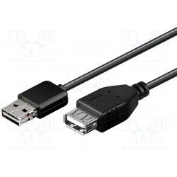 kábel USB  predlžovací 0,3m