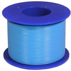 drôt CU 0,4mm PVC modrý 25m